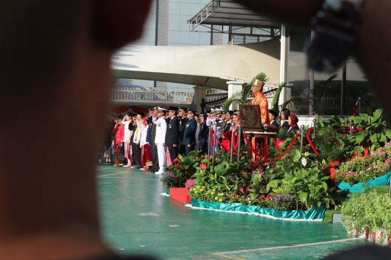 Bendera Merah Putih berhasil dikibarkan di KBRI Kuala Lumpur