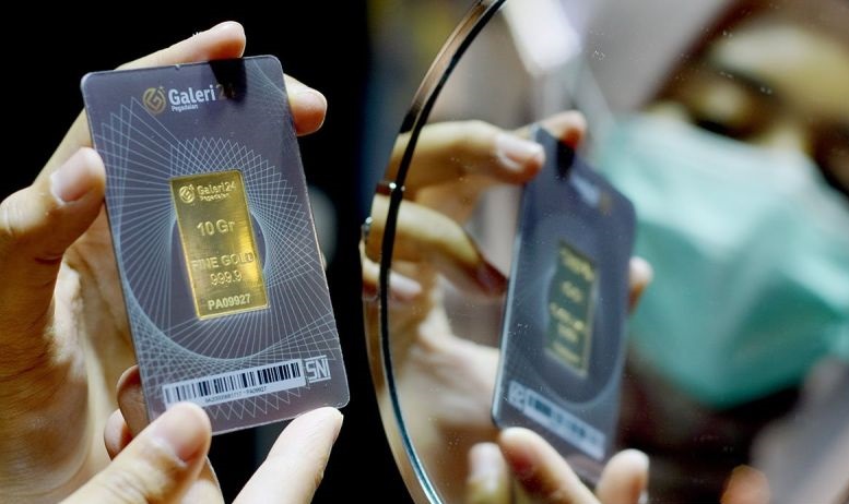 Emas Antam hari ini turun menjadi Rp1,894 juta/gram