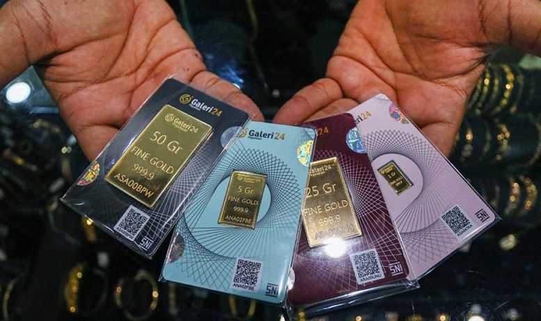 Daftar lengkap harga tiga produk emas di Pegadaian Sabtu ini