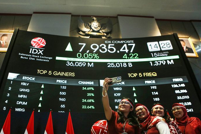 IHSG Rabu dibuka menguat 4,50 poin IHSG Rabu dibuka menguat 4,50 poin