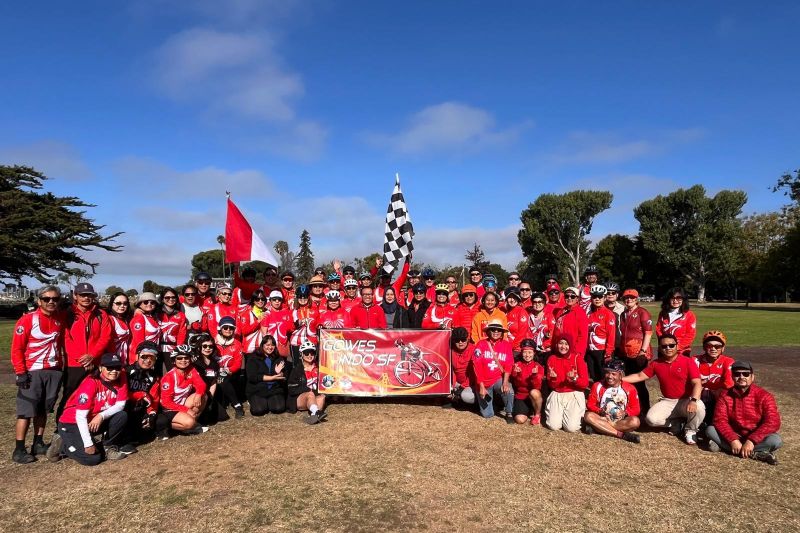 Warga dan diaspora Indonesia ikuti Gowes Merdeka di San Francisco Warga dan diaspora Indonesia ikuti Gowes Merdeka di San Francisco