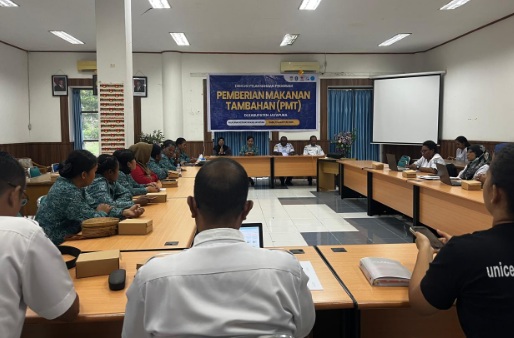 Dinkes Kabupaten Jayapura dan Yayasan Gapai Harapan Papua programkan PMT bagi anak dan ibu hamil Dinkes Kabupaten Jayapura dan Yayasan Gapai Harapan Papua programkan PMT bagi anak dan ibu hamil
