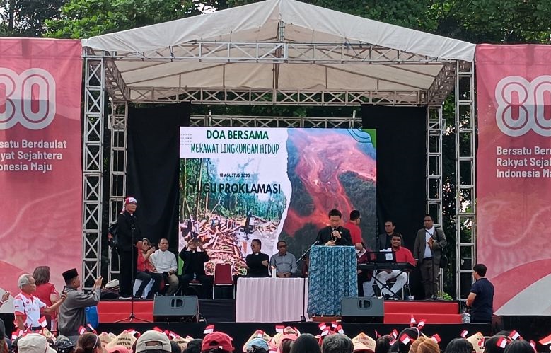 Ribuan jemaat HKBP doakan alam terpelihara baik pada momentum HUT RI Ribuan jemaat HKBP doakan alam terpelihara baik pada momentum HUT RI