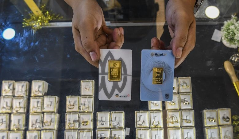 Emas Antam-UBS-Galeri24 di Pegadaian Minggu ini kompak melonjak