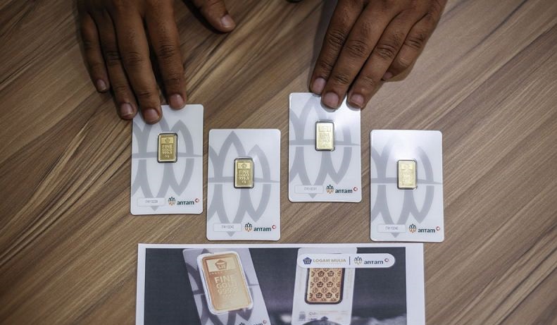 Harga emas Antam mulai naik hari ini ke angka Rp1,933 juta/gram