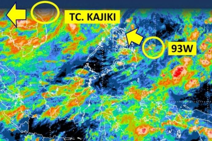 BMKG deteksi dua siklon tropis, satu berpotensi pengaruhi cuaca di RI BMKG deteksi dua siklon tropis, satu berpotensi pengaruhi cuaca di RI