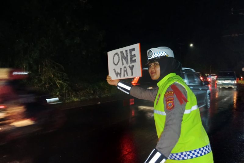 Polisi: Sistem satu arah mampu urai kepadatan di Gentong Tasikmalaya