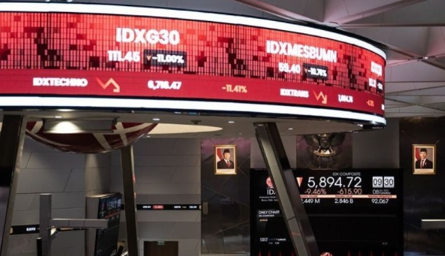 IHSG Kamis ditutup menguat 4,79 persen, semua sektor saham naik