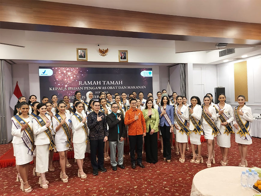 Kepala BPOM Taruna Ikrar lantik Finalis Putri Indonesia jadi Duta Obat dan Makanan Aman