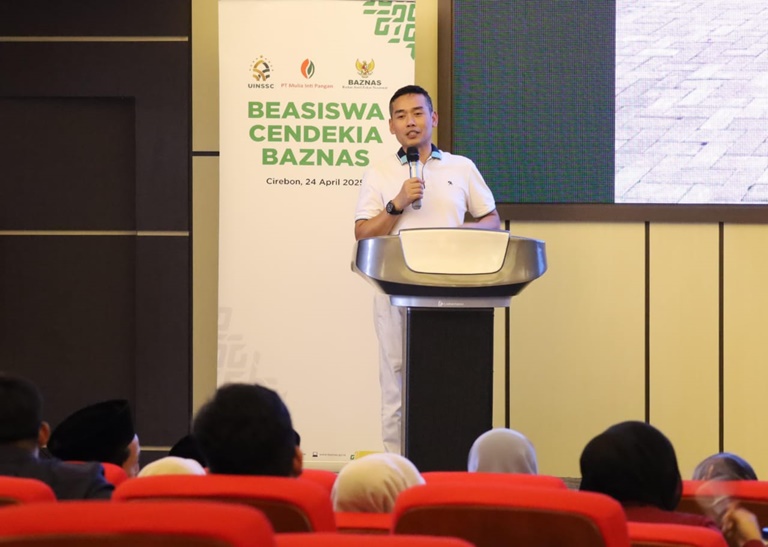 BAZNAS salurkan zakat perusahaan PT Mulia Inti Pangan sebesar Rp268 juta lewat program beasiswa