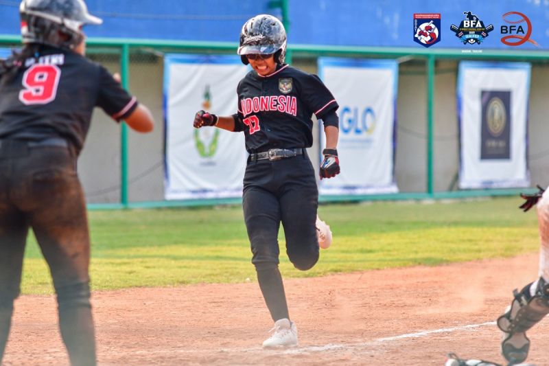Indonesia tekuk India pada babak super round Piala Asia Bisbol 2025