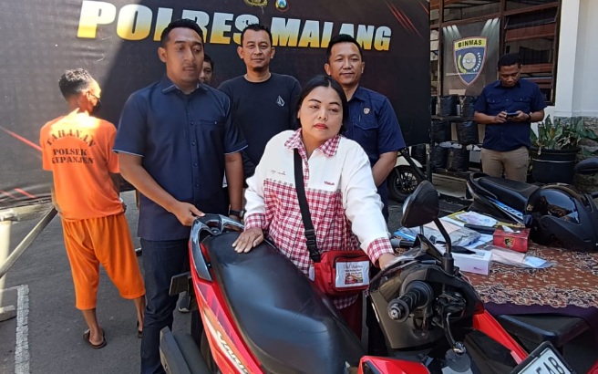 Tukar motor dan embat motor pedagang, warga Malang ditangkap petugas Tukar motor dan embat motor pedagang, warga Malang ditangkap petugas
