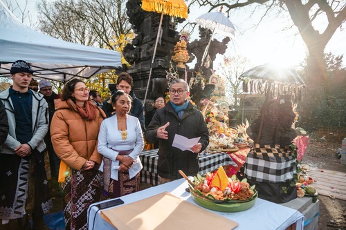 Peresmian Pura Hindu Bali pertama di Belanda