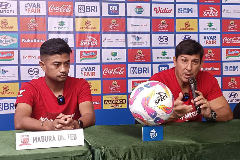 Madura United optimistis curi poin di kandang Persebaya