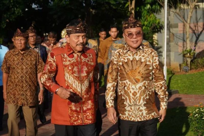 Dasco kunjungi Keraton Majapahit Jakarta temui Hendropriyono Dasco kunjungi Keraton Majapahit Jakarta temui Hendropriyono