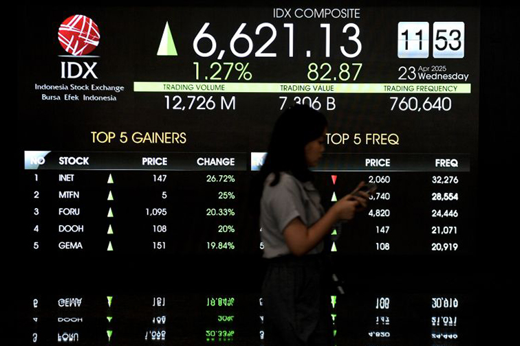 IHSG Kamis dibuka menguat 36,69 poin IHSG Kamis dibuka menguat 36,69 poin