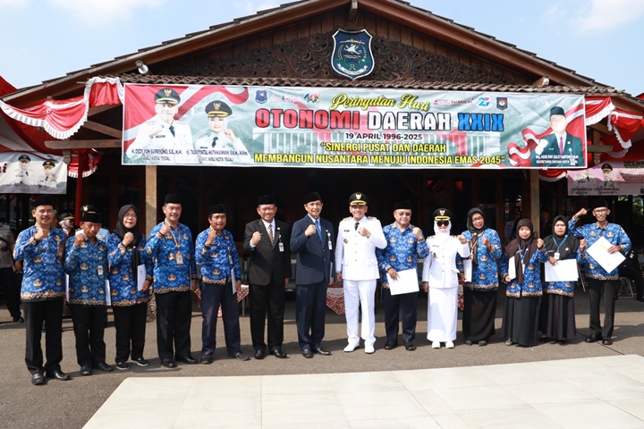 Pemkot Tegal gelar upacara peringatan Hari Otda XXIX Tahun 2025