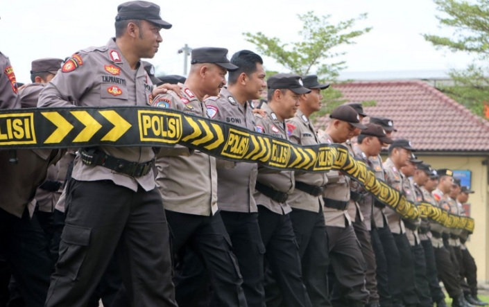 Polres Tegal Kota siapkan kompi dalmas dan peleton power on hand Polres Tegal Kota siapkan kompi dalmas dan peleton power on hand