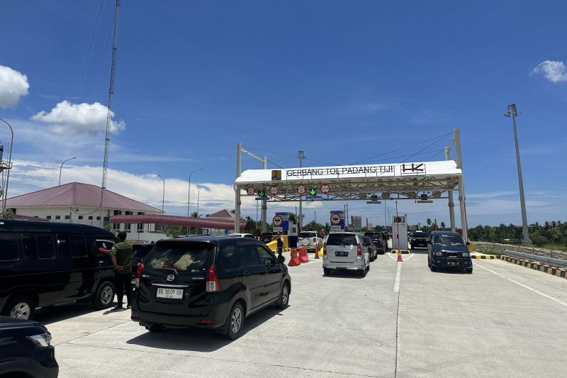 Pengguna Tol Sibanceh naik 141 persen saat Libur Lebaran