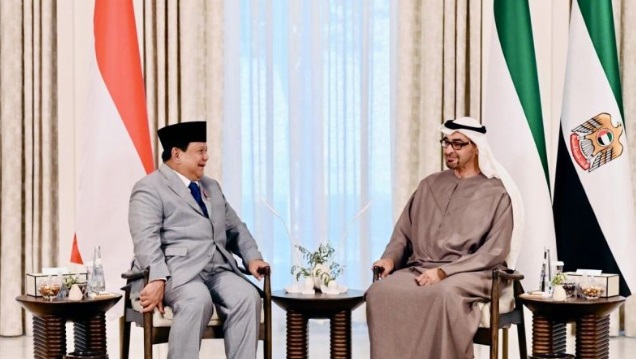 Presiden Prabowo temui MBZ di Abu Dhabi diskusi soal geopolitik-Gaza Presiden Prabowo temui MBZ di Abu Dhabi diskusi soal geopolitik-Gaza