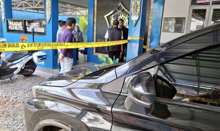 Denpomal Banjarmasin amankan mobil terkait pembunuhan jurnalis Denpomal Banjarmasin amankan mobil terkait pembunuhan jurnalis