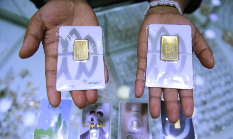 Harga emas di Pegadaian, Antam-UBS turun, Galeri 24 naik pada Rabu