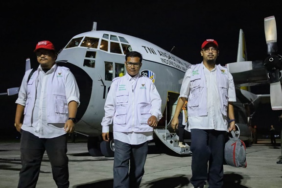 Tim Aju dan EMT BAZNAS RI tiba di Indonesia usai tuntaskan misi penanganan gempa di Myanmar