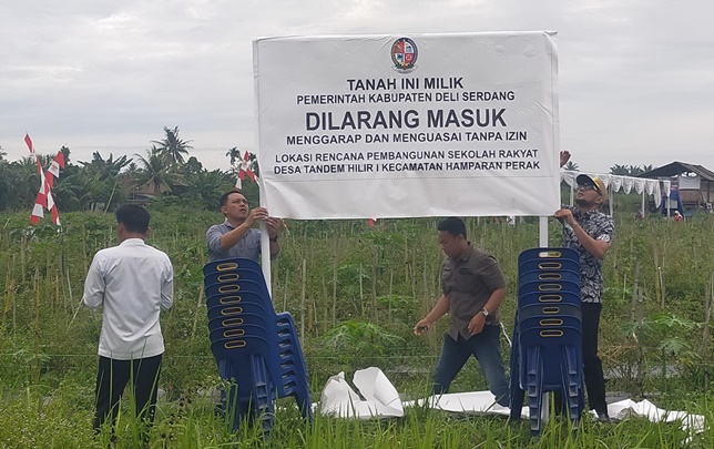 Pemkab Deli Serdang siapkan lahan 6,8 hektare di Tandem Hilir I untuk Sekolah Rakyat Pemkab Deli Serdang siapkan lahan 6,8 hektare di Tandem Hilir I untuk Sekolah Rakyat