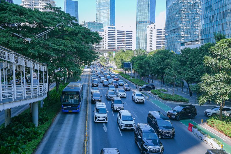 Tarif Rp1 Transjakarta berlaku hari ini Tarif Rp1 Transjakarta berlaku hari ini