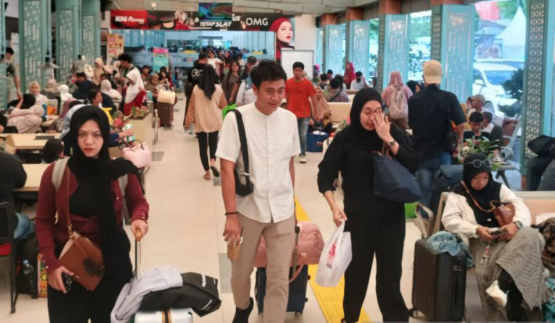 KAI sebut puncak arus balik di Daop 1 Jakarta sudah mulai terjadi