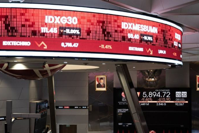 IHSG Selasa dibuka menguat 9,11 poin