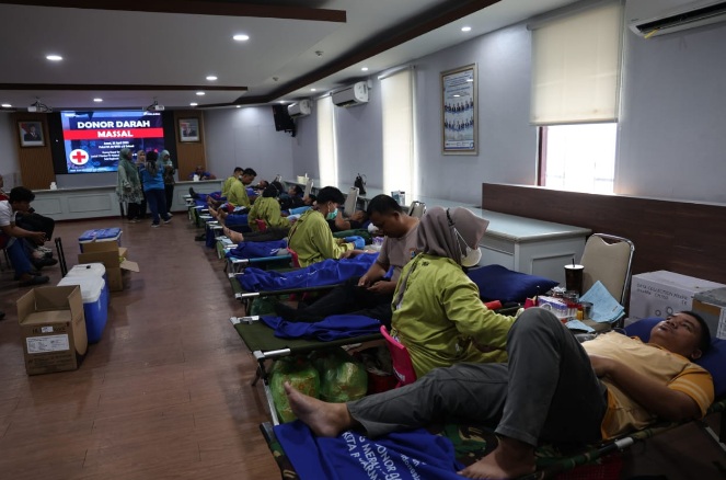 Pelindo Regional 3 Sub Regional Kalimantan gelar program donor darah Pelindo Regional 3 Sub Regional Kalimantan gelar program donor darah