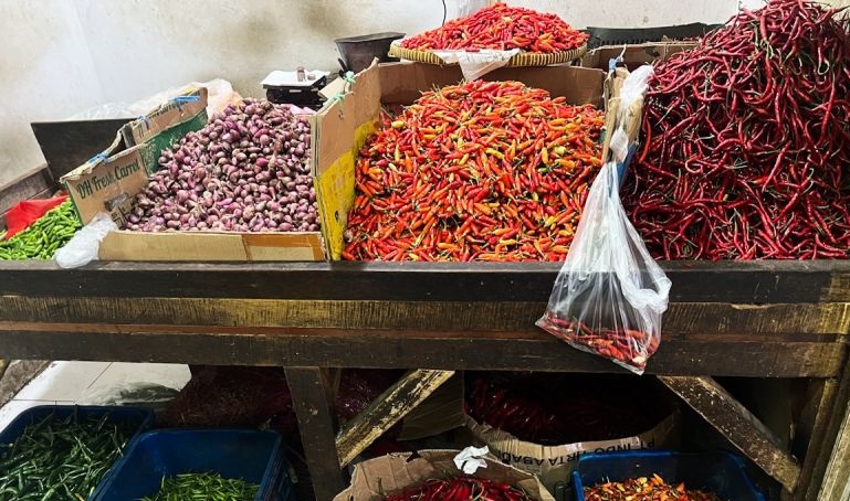 Harga pangan: Bawang merah Rp44.306/kg, cabai rawit merah Rp74.103/kg Harga pangan: Bawang merah Rp44.306/kg, cabai rawit merah Rp74.103/kg