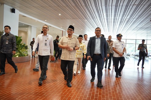 Dahnil Anzar tinjau kesiapan Terminal Haji Bandara Soetta