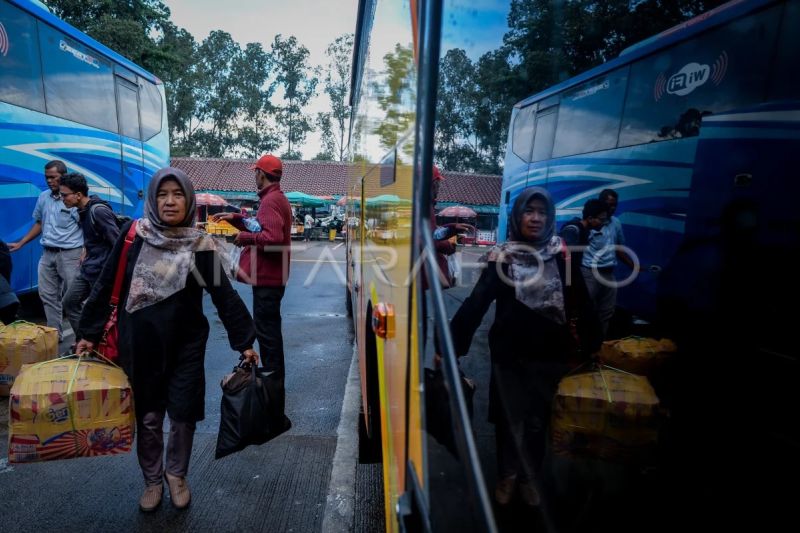 Dishub Tangerang: 10.671 penumpang berangkat dari Terminal Poris Dishub Tangerang: 10.671 penumpang berangkat dari Terminal Poris