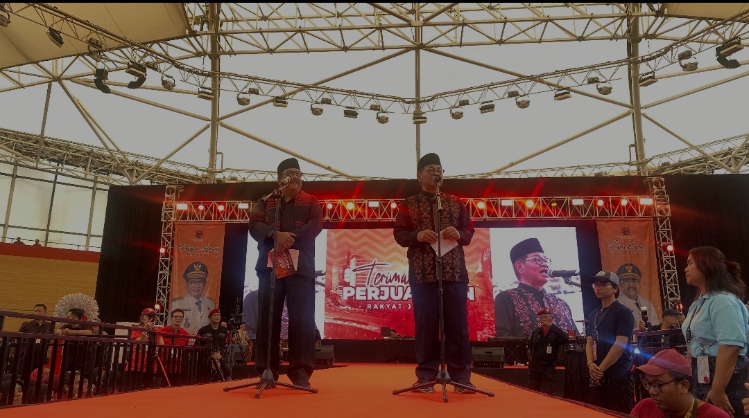 Hadiri halal bihalal PDIP Jakarta, Pramono minta dikritik sekeras-kerasnya