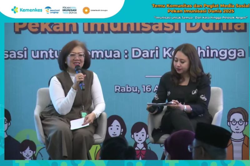 Kemenkes: Testimoni efektif yakinkan publik untuk ikuti imunisasi Kemenkes: Testimoni efektif yakinkan publik untuk ikuti imunisasi