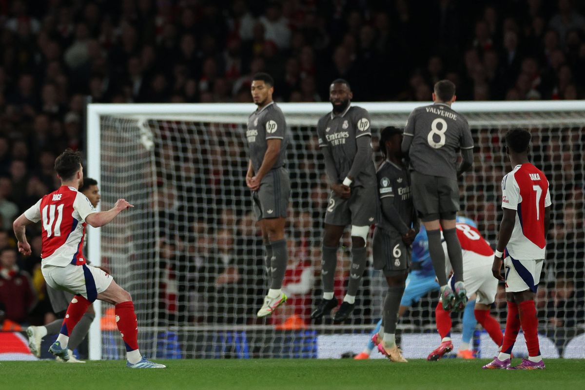 Rice yakin sejak awal Arsenal akan mampu singkirkan Real Madrid Rice yakin sejak awal Arsenal akan mampu singkirkan Real Madrid