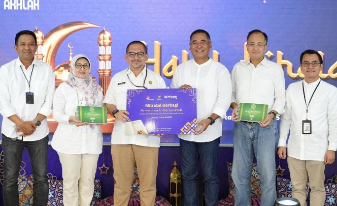 Mitratel serahkan bantuan Al-Quran Braille melalui BAZNAS Mitratel serahkan bantuan Al-Quran Braille melalui BAZNAS