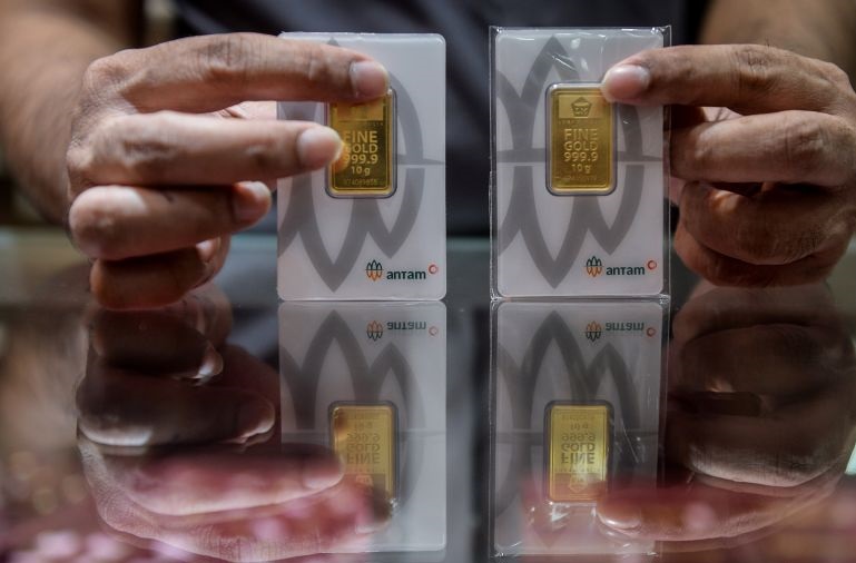 Emas Antam turun Rp8.000 menjadi Rp1,896 juta per gram pada Senin Emas Antam turun Rp8.000 menjadi Rp1,896 juta per gram pada Senin