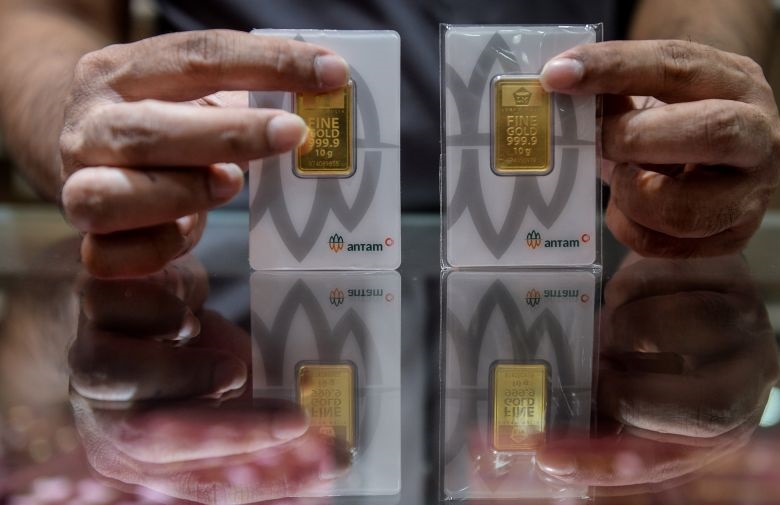 Emas di Pegadaian, Antam-Galeri24 stabil, UBS melonjak pada Senin