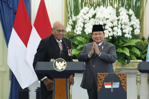 PM Fiji ke Prabowo: Kami belajar dari Anda soal pembangunan