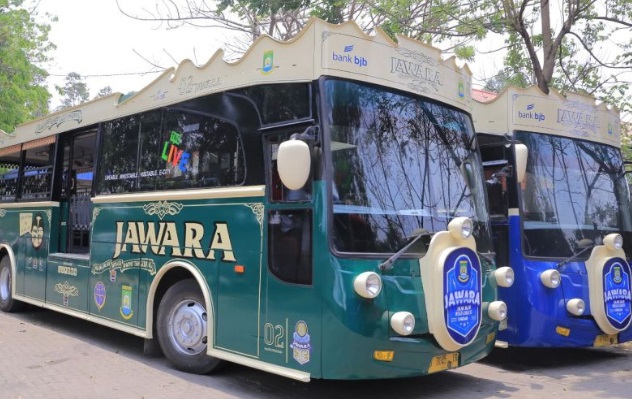 Naik Bus Jawara Tangerang keliling tempat wisata gratis Naik Bus Jawara Tangerang keliling tempat wisata gratis