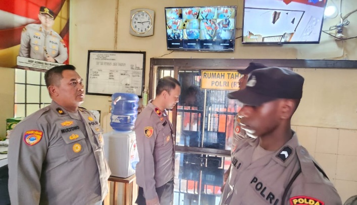 Wakapolres Brebes sidak Rutan Polres pastikan keamanan tahanan Wakapolres Brebes sidak Rutan Polres pastikan keamanan tahanan