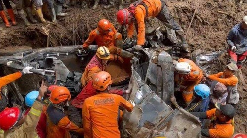 Santunan Kemensos untuk korban meninggal longsor Mojokerto