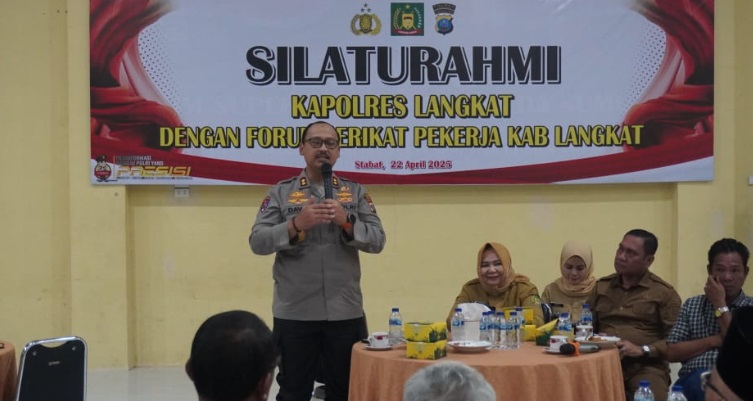 Jelang May Day 2025, Polres Langkat silaturahmi ke Pemkab Langkat dan serikat pekerja Jelang May Day 2025, Polres Langkat silaturahmi ke Pemkab Langkat dan serikat pekerja