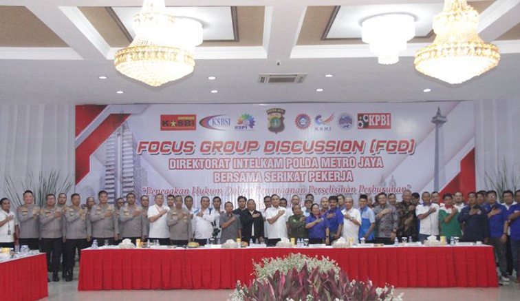 Polda Metro Jaya gelar diskusi soal penegakan hukum perburuhan Polda Metro Jaya gelar diskusi soal penegakan hukum perburuhan