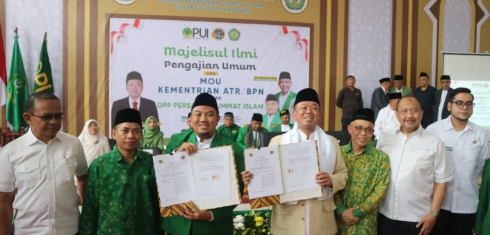 PUI dan Kemen-ATR/BPN MoUÂ sinergi untuk pemerataan aset dan revitalisasi peran umat PUI dan Kemen-ATR/BPN MoUÂ sinergi untuk pemerataan aset dan revitalisasi peran umat