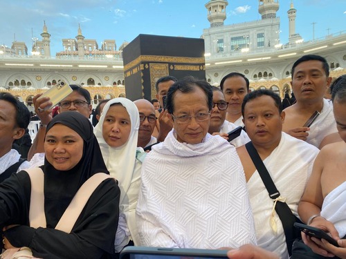 Temui Petugas Haji di Masjidil Haram, Ini 4 pesan Menag