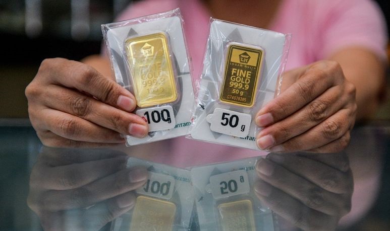 Hari ini Emas Antam di Pegadaian melonjak, UBS-Galeri24 fluktuatif